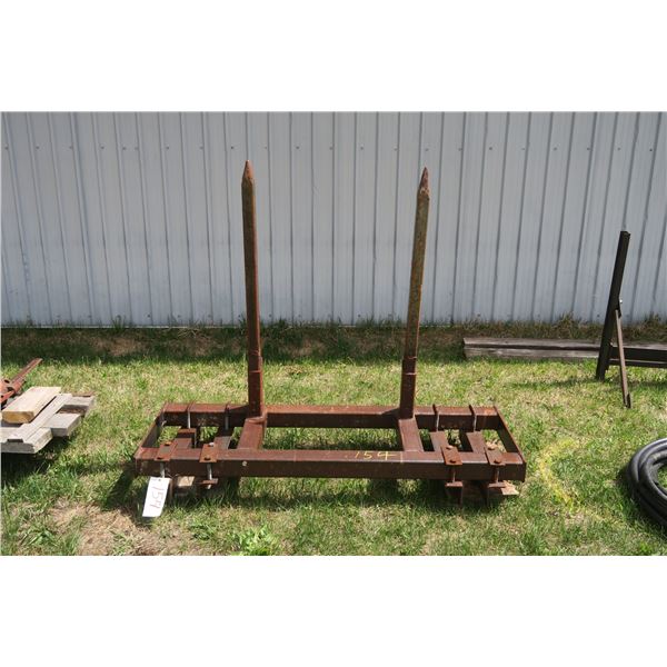Bale Forks - 46" Long Forks - Base 63.5" Wide, 26" Between Forks