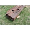 Image 3 : 3x 10ft x 8x8" Steel Tubes, 8ft Angle Iron & Assorted Iron