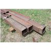 Image 4 : 3x 10ft x 8x8" Steel Tubes, 8ft Angle Iron & Assorted Iron