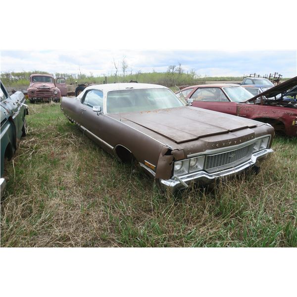 1973 Chrysler Newport Custom 400 cu in (6.6L) Engine - Sold As Is
