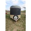 Image 2 : 14ft. Stock Trailer - 1993 Burgen, Has divider
