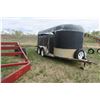 Image 3 : 14ft. Stock Trailer - 1993 Burgen, Has divider