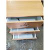 Image 2 : rolling end table w/ locking drawers c/w keys