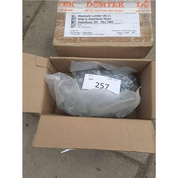 White Wood Grip Screws 9x1-1/2