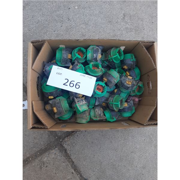 Box of Used Sprayer Nozzles