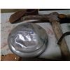 Image 3 : Bucket of Misc. Tools - Handsaws, Pickaxe, Pumps