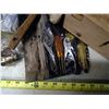 Image 2 : Bucket of Misc. Tools - Wrench Set, Work Light, Springs