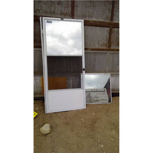 Screen Door w/ Mirrors - 35 1/2" x 80"