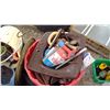 Image 2 : Pallet of Brooms, Brushes, Vehicle Parts, Misc.