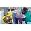 Image 4 : Pallet of Brooms, Brushes, Vehicle Parts, Misc.