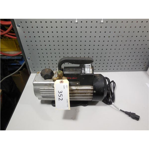 Pro-set A/C vacuum pump (needs new capacitor)