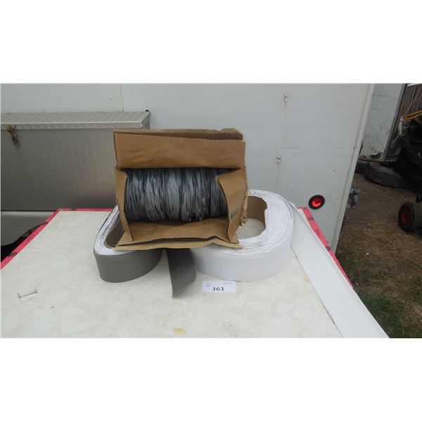Rubber base molding/ Thermaflex 8”x 25’ ducting