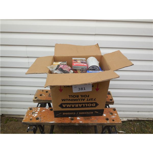 Box of oil filters (see pictures for part numbers)