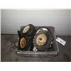 Image 1 : Box of lawnmower wheels
