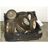 Image 1 : Box of lawnmower wheels