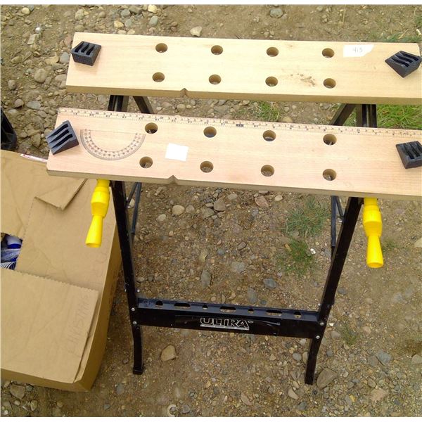 Ultra steel folding work table