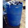 Image 3 : Blue barrel and tub of plumbing supplies