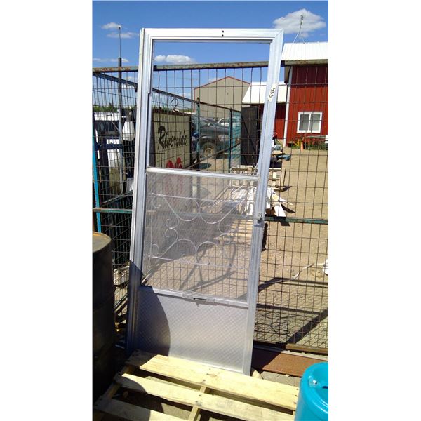 Aluminum door 31 1/2" x 80"