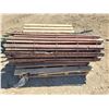 Image 2 : METAL SNOW FENCE POSTS (30) W/ 87' WOODEN SNOW FENCE
