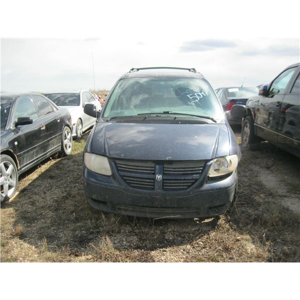 2006 Dodge Caravan (blue) 1D4GP25R06B564034 *Has Keys*