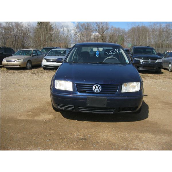 2002 Volkswagen Jetta (blue) *has keys* 3VWSB29M92M091934
