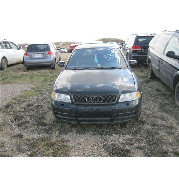 2000 AUDI S4 2.7T QUATTRO 4DR (BLACK) WAUDD68D7YA051806 (HAS KEYS)