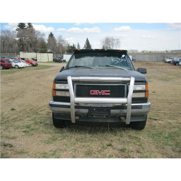 1996, GMC K/V 1500 4+CAB 4WD (BLACK) 2GTEK19R7T1524424 (NO KEYS)