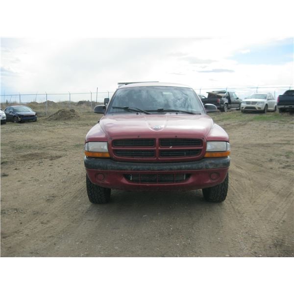 2000, DODGE DURANGO 4WD (RED) 1B4HS28N2YF278168 (NO KEYS)