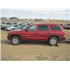 Image 3 : 2000, DODGE DURANGO 4WD (RED) 1B4HS28N2YF278168 (NO KEYS)