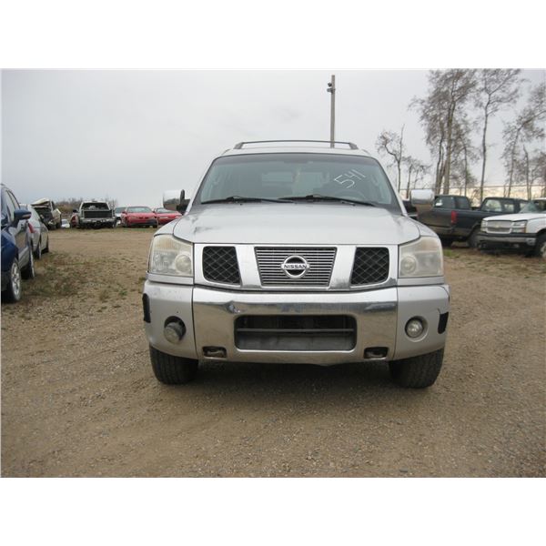 2004, NISSAN PATHFINDER ARMADA 4WD (GREY) 5N1AA08B34N728648 (HAS KEYS)