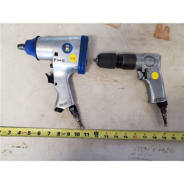 2 pneumatic air drills