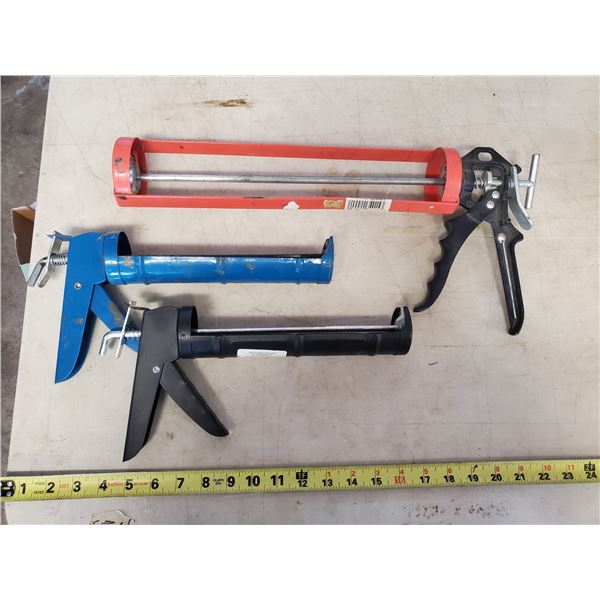 3 caulking guns