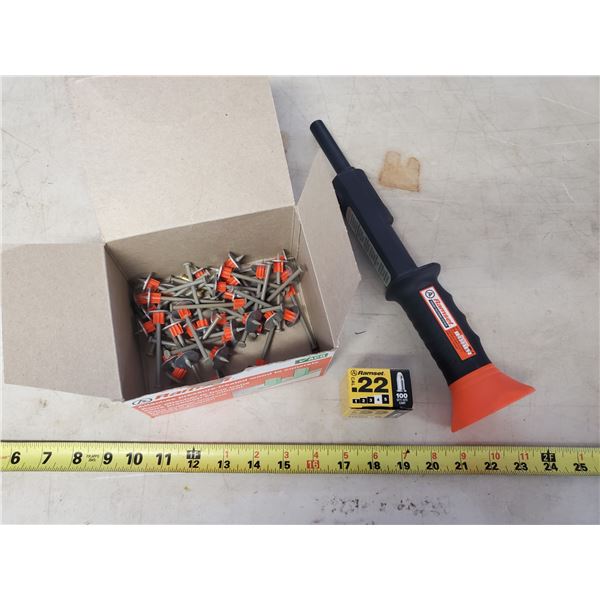 ramset, nails & cartridges
