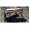 Image 2 : Large Shop Table on Heavy Duty Casters - 6'x4'x34"