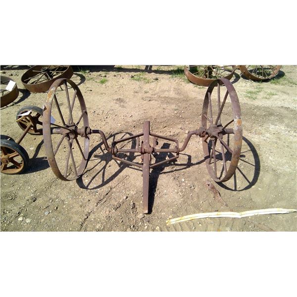 2x 34" Wheels on Axel