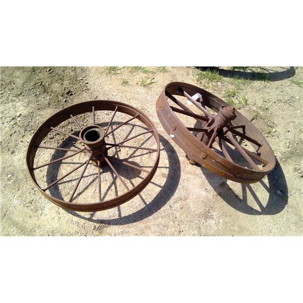 2x 32" Steel Wheels