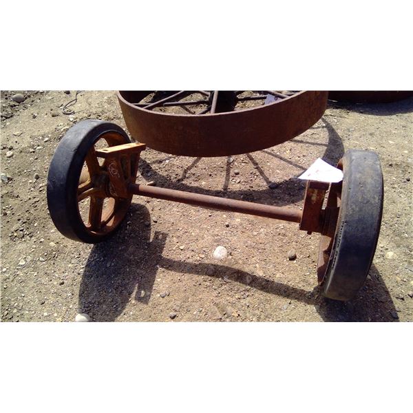 Axel w/ 2 14" Wheels