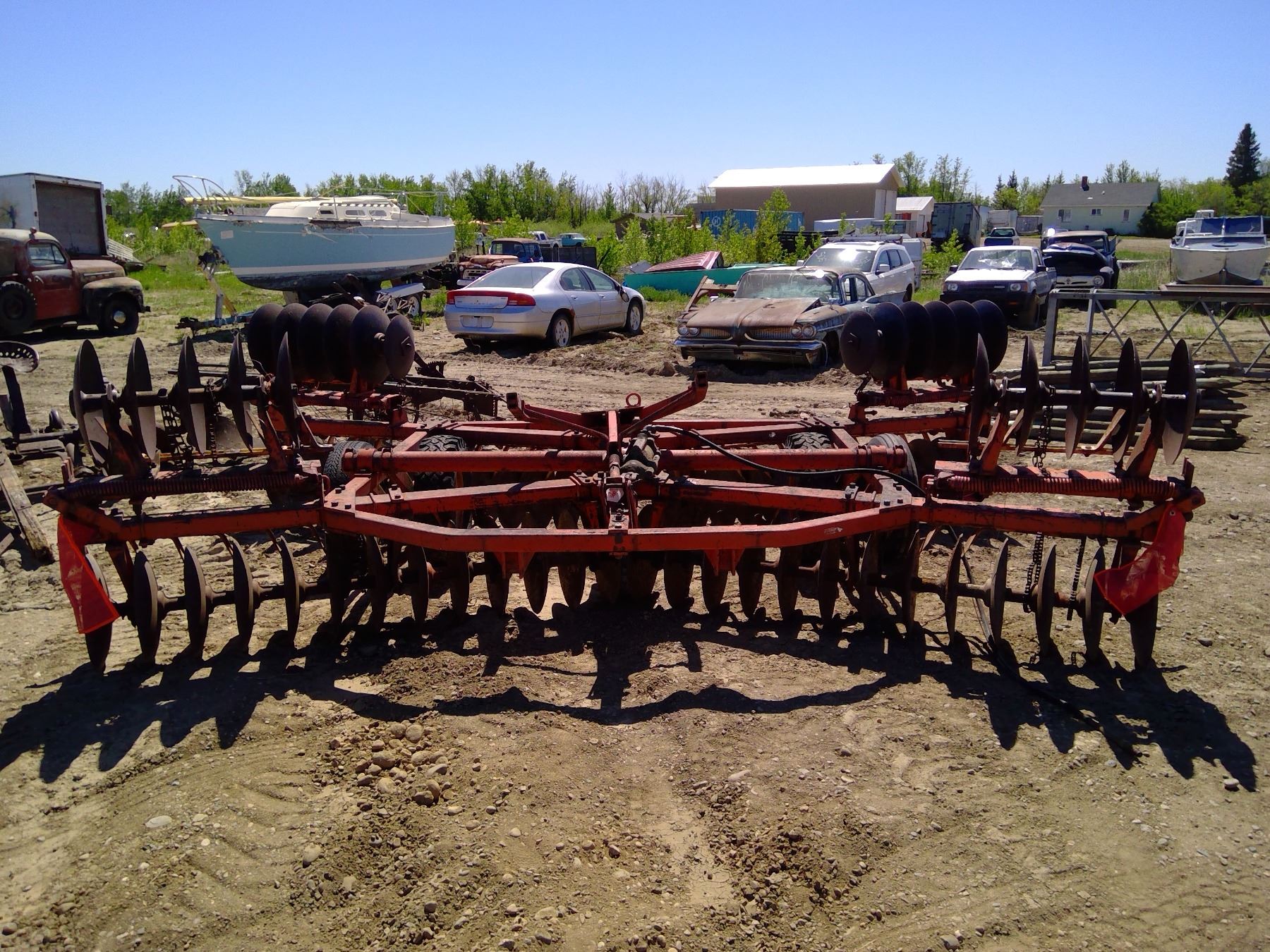 20' Tandem Disk JI Case w/ Hydraulic Ram