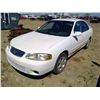 Image 1 : 2003 NISSAN SENTRA XE 4DR 5 SPD(Sask Reg) 3N1CB51D73L712165 (has keys)