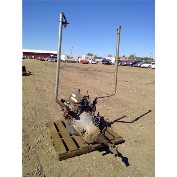 V8 Engine and Transmission