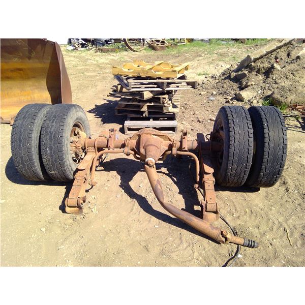 Axel w/ Dual Wheels - Approx. 8' Wide