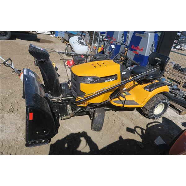Cub Cadet Garen Tractor - 80hrs, 23HP Kawasaki - Comes with front mount 24" Snow Blower implement & 