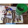 Image 1 : Bucket of Misc. Tools - Hammers, Wrenches, Screwdrivers
