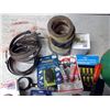 Image 3 : Bucket of Misc. - Gauges, Metal Brackets, Tape, etc.