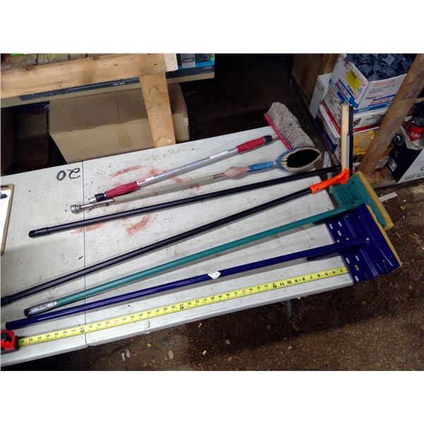 Push Broom, Squeegee, Mops, Pressure Washer Brushes