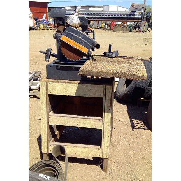 Radial Arm Saw and Stand