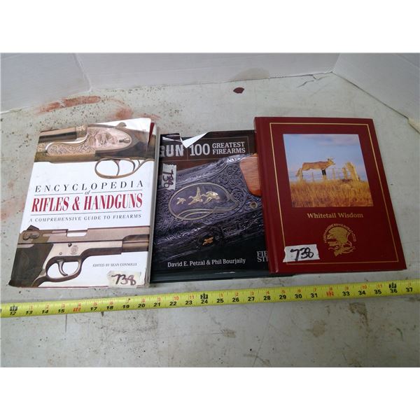 3 Firearms and Whitetail Books