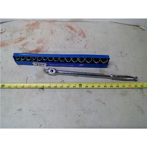 1/2" Metric Socket Set