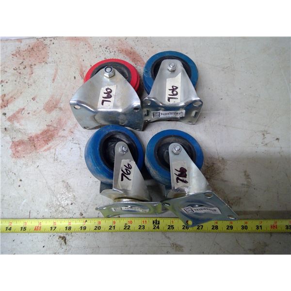 Set of 4 Casters - 4"
