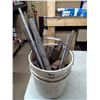 Image 1 : Bucket of Metal Pipes and Rods